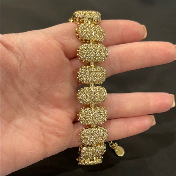 Vintage Talbots Gold Station Bracelet with Adjustable Chain - Picture 1 of 4